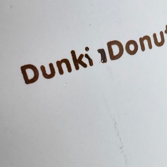 America Runs on Dunkin Donuts Tall Classic Ceramic Mug DD Iconic Symbols 18 oz. - Picture 5 of 10